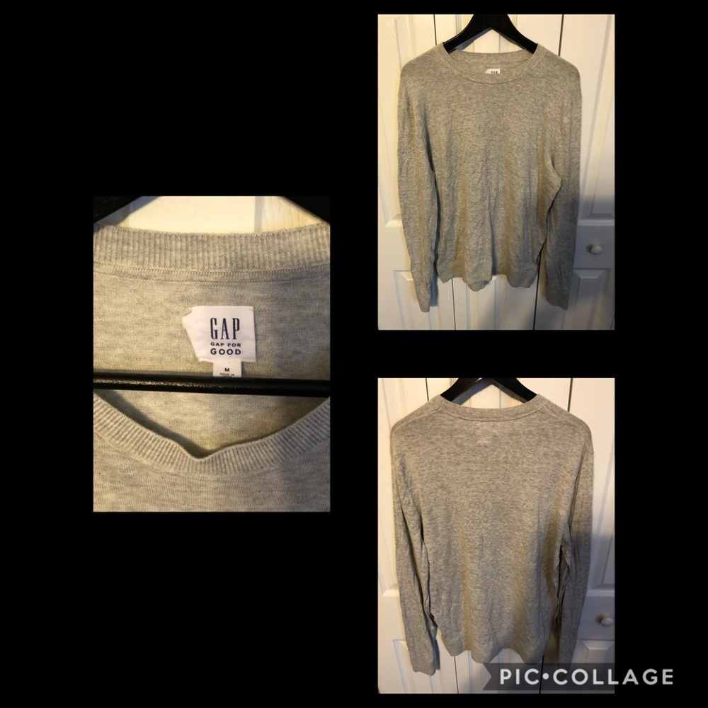 Light weight light gray sweater